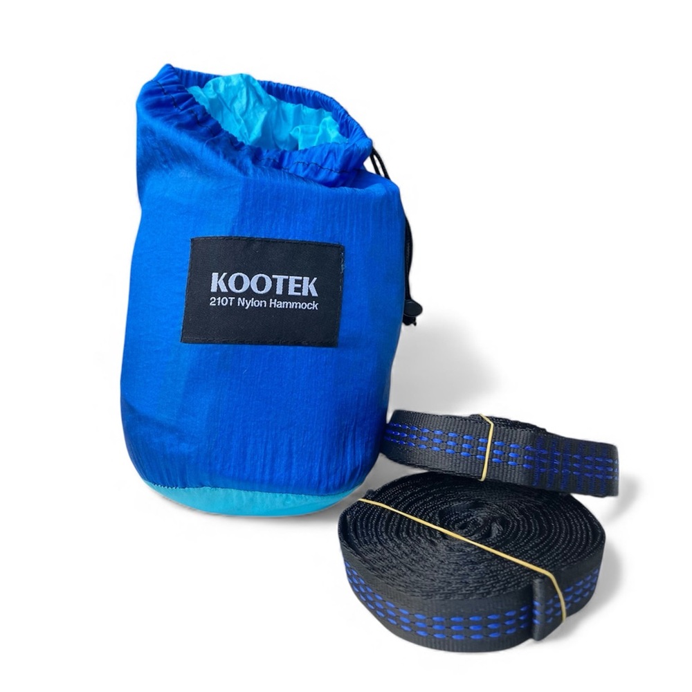 NWOT Kootek 210T Nylon Camping Hammock w/ Tree Straps Adventure Relaxing